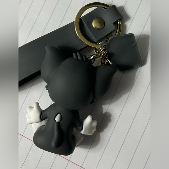 Tom of Tom & Jerry KeyChain Bag Charm Zipper Pull Gift - Picture 3 of 3